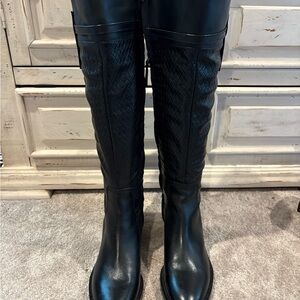 New Sarto Black knee high boots